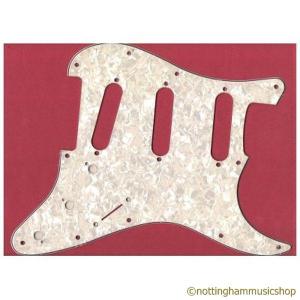 WHITE PEARL STRAT PICKGUARD 3PLY